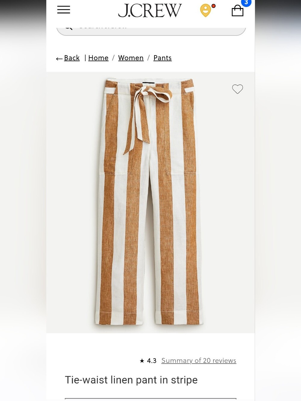 J. Crew Tie-Waist Linen Wide Leg Pants Women's Size 16 - Picture 4 of 16